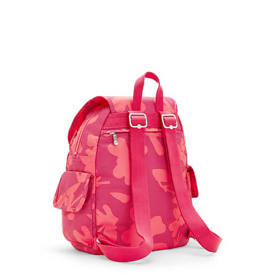 Kipling City Pack Small Printed Rugzak Roze | BE 1517GS